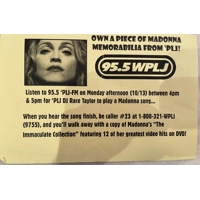 Madonna 95.5 Radio Flyer