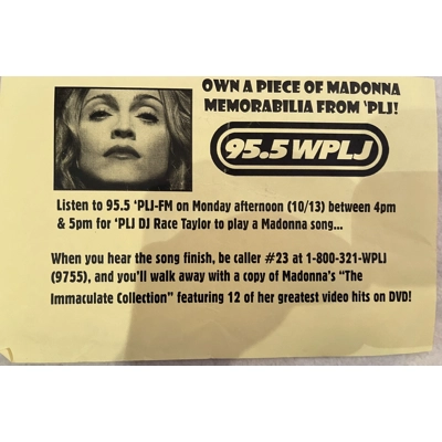 Madonna 95.5 Radio Flyer