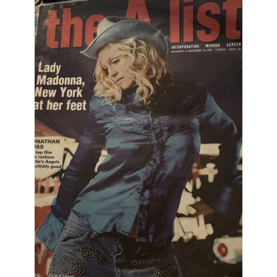 Madonna The A List Oversized Magazine