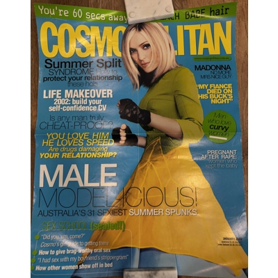Madonna  Cosmopolitan Poster 2002