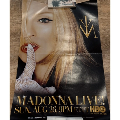 Madonna HBO Drowned World Tour Mini Poster Madonna HBO Drowned World Tour Mini Poster