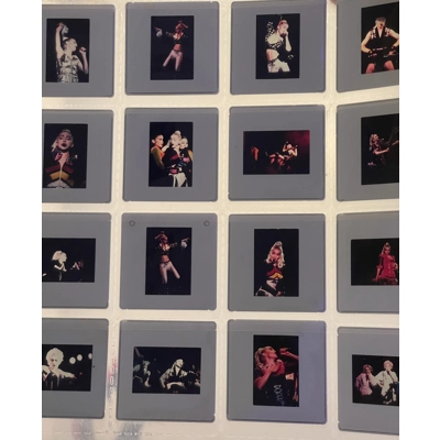 Madonna 35 MM Press Photography slides from Blond Ambition Tour 15 Madonna 35 MM Press Photography slides from Blond Ambition Tour 15