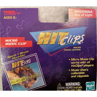 Madonna Hit Clips Cardboard Insert