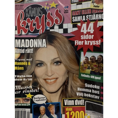 Madonna Kandis Kryss Magazine