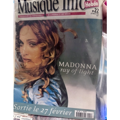 Madonna Musique Info Magazine 1998