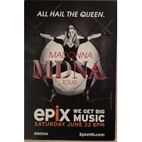 Madonna Epix Postcard MDNA Tour