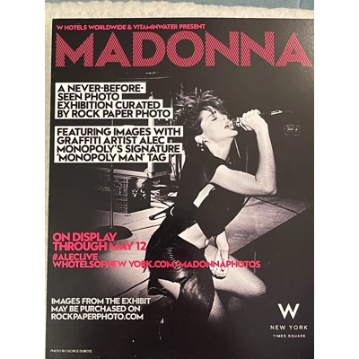 Madonna Postcard NYC Art Sale Exhibition by Guy Oseary Madonna Postcard NYC Art Sale Exhibition by Guy Oseary