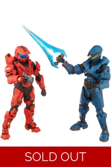 Mjolnir Mark V and the Mark VI DX Two Pack ArtFX+ Figures