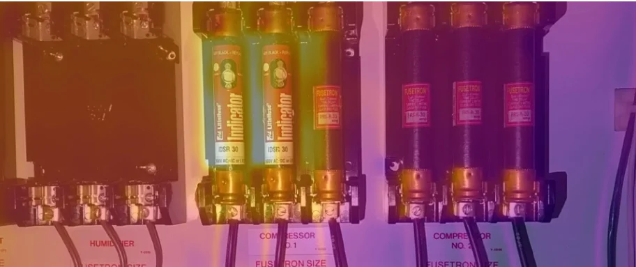RealWear Thermal Camera Blended image