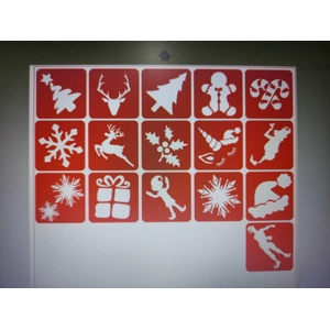 Christmas stencils