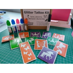 Glitter tattoo mini kit