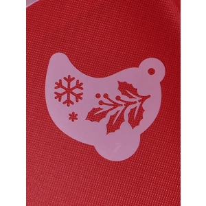 Holly and snowflake - 7