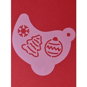 Bauble, tree and snowflake - 1