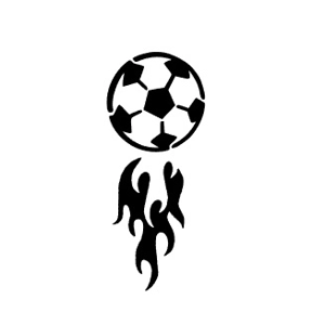 33 - Flaming Football 1oPack