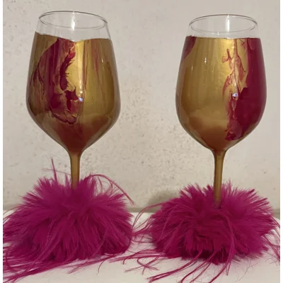 FLUIDART  WINE  GLASS