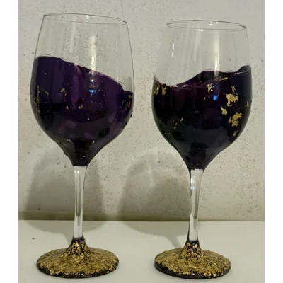 FLUIDART  WINE  GLASS