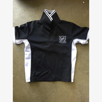 Black Sports Polo