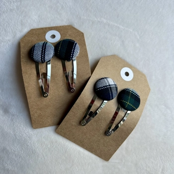 Hair clips pair - winter