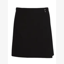 Black skort