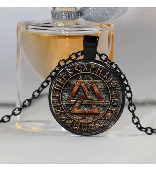 NECKLACE VALKNUT NORSE WOOD