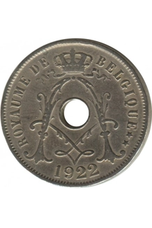 COIN 1922 ROYUME DE BELGIQUE