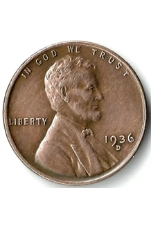 COIN 1936 WHEAT PENNY