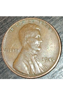 COIN 1945 WHEAT PENNY