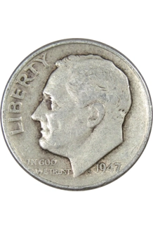 COIN 1947 ROOSEVELT SILVER DIME