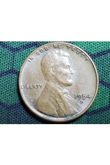 COIN 1954 WHEAT PENNY