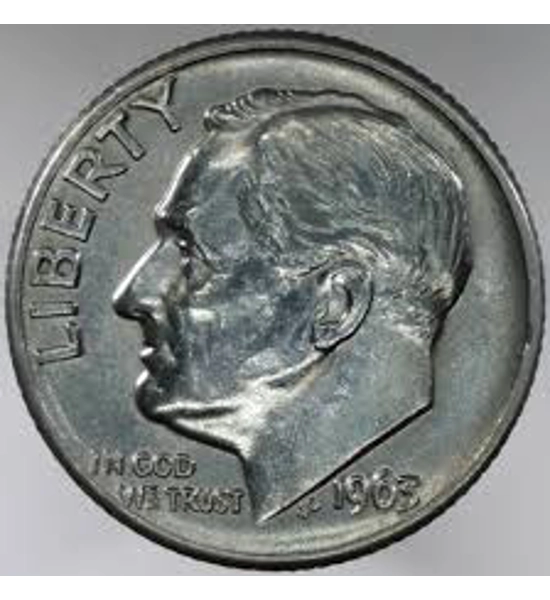 COIN 1963 SILVER DIME