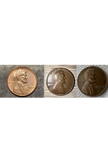 COIN 1964 PENNY 3X