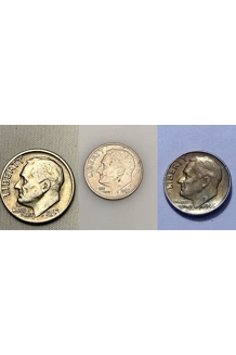 COIN 1965 DIME 3X
