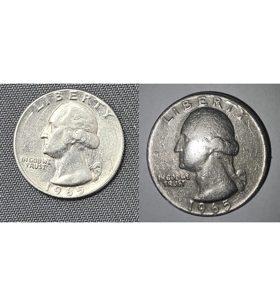 COIN 1965 QUARTER 2X