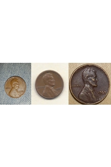 COIN 1967 PENNY 3X