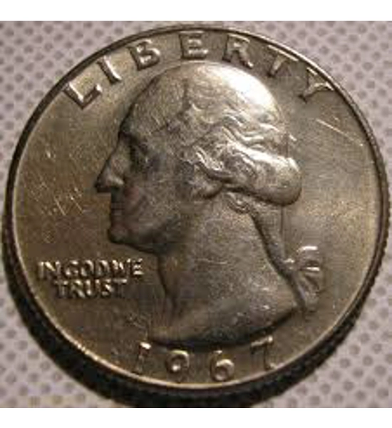 COIN 1967 QUARTER