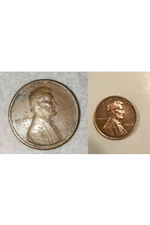 COIN 1969 PENNY 2X