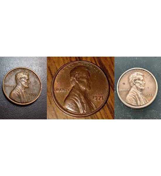COIN 1971 PENNY 3X