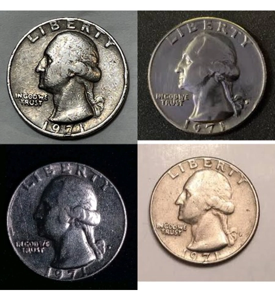 COIN 1971 QUARTER 4X