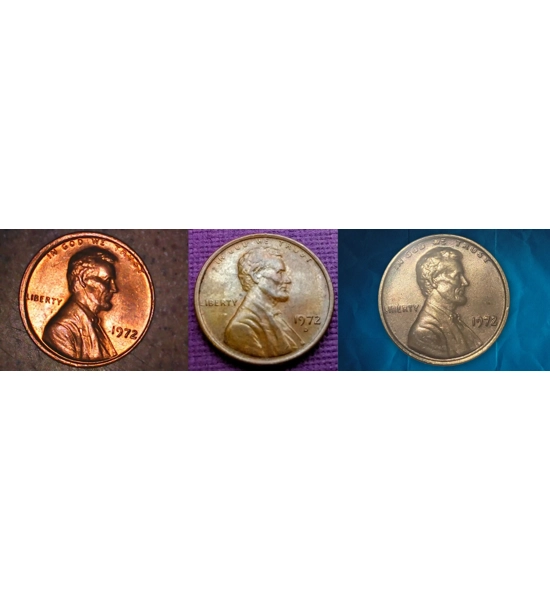 COIN 1972 PENNY 3X