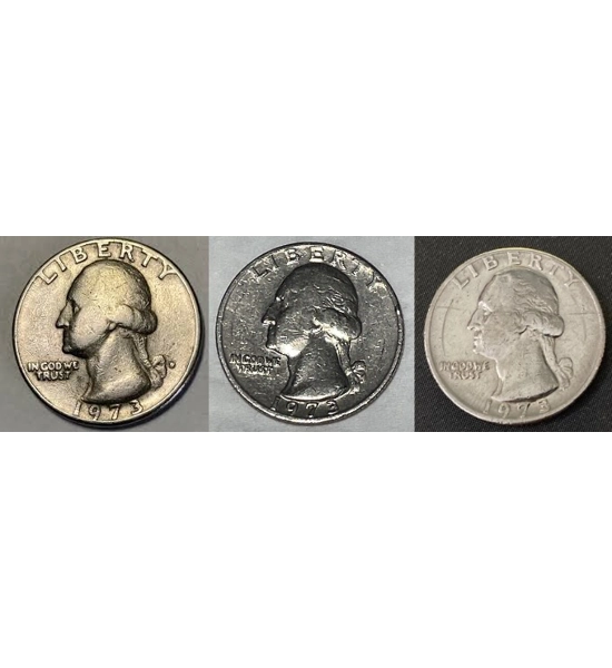 COIN 1973 QUARTER 3X