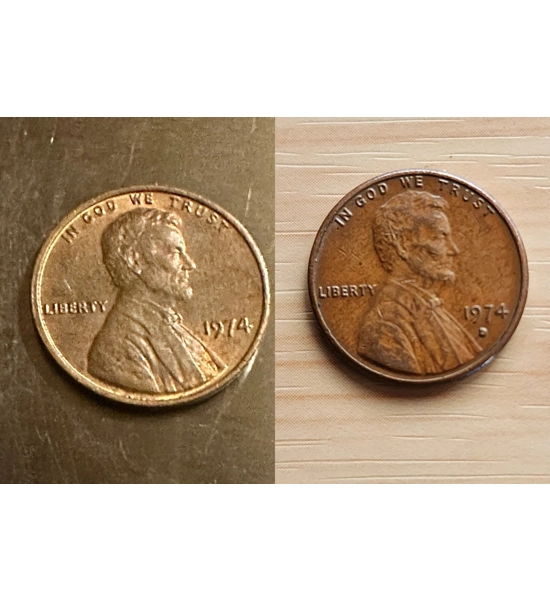 COIN 1974 PENNY 2X