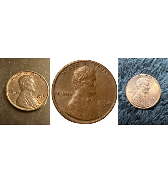 COIN 1974 PENNY 3X
