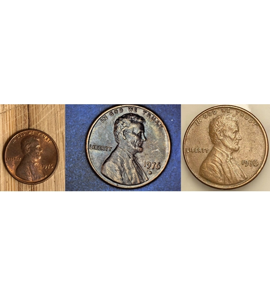 COIN 1976 PENNY 3X
