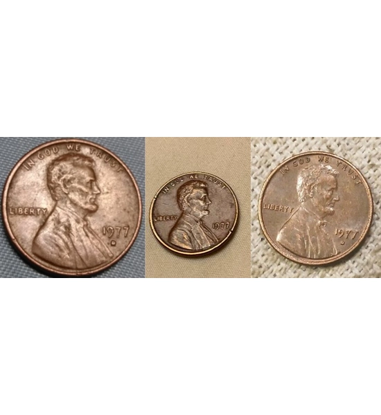 COIN 1977 PENNY 3X