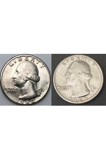 COIN 1980 QUARTER 2X