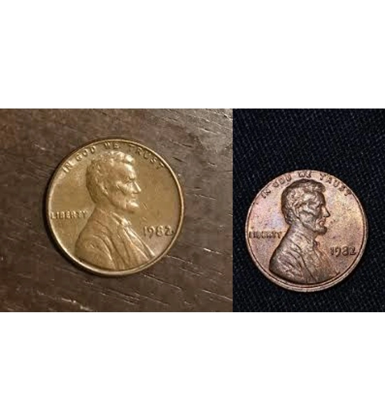 COIN 1982 PENNY 2X