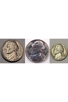 COIN 1985 NICKEL 3X