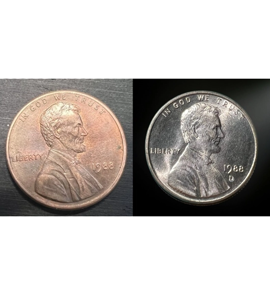 COIN 1988 PENNY 2X
