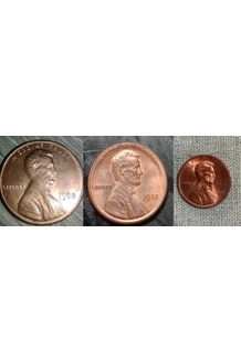 COIN 1988 PENNY 3X
