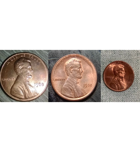 COIN 1988 PENNY 3X